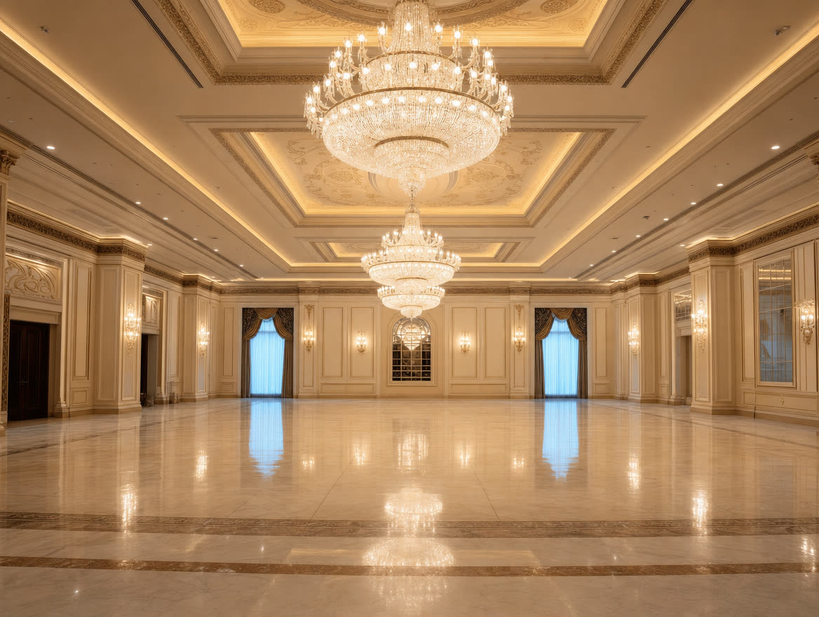 Grand Royal Hall — empty layout