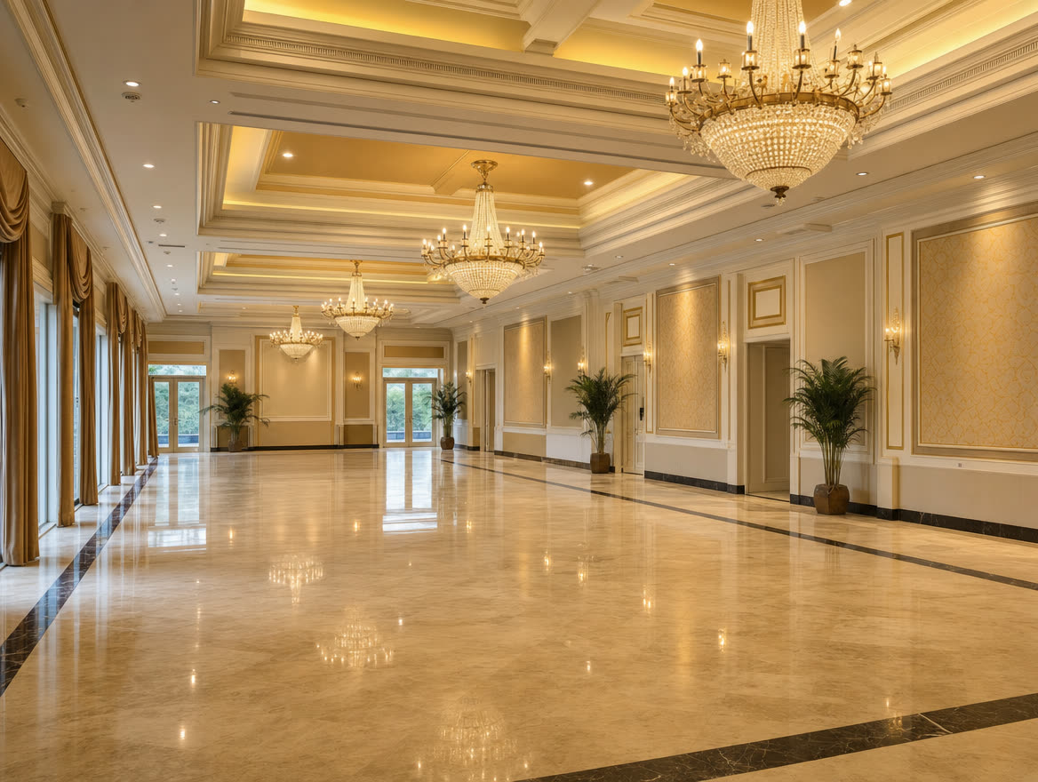 Prestige Hall — empty layout